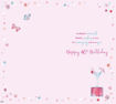 Picture of 40TH BIRTHDAY CARD